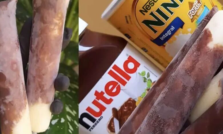 Geladinho de Leite Ninho com Nutella: A Combinação Irresistível que Está Conquistando a Internet